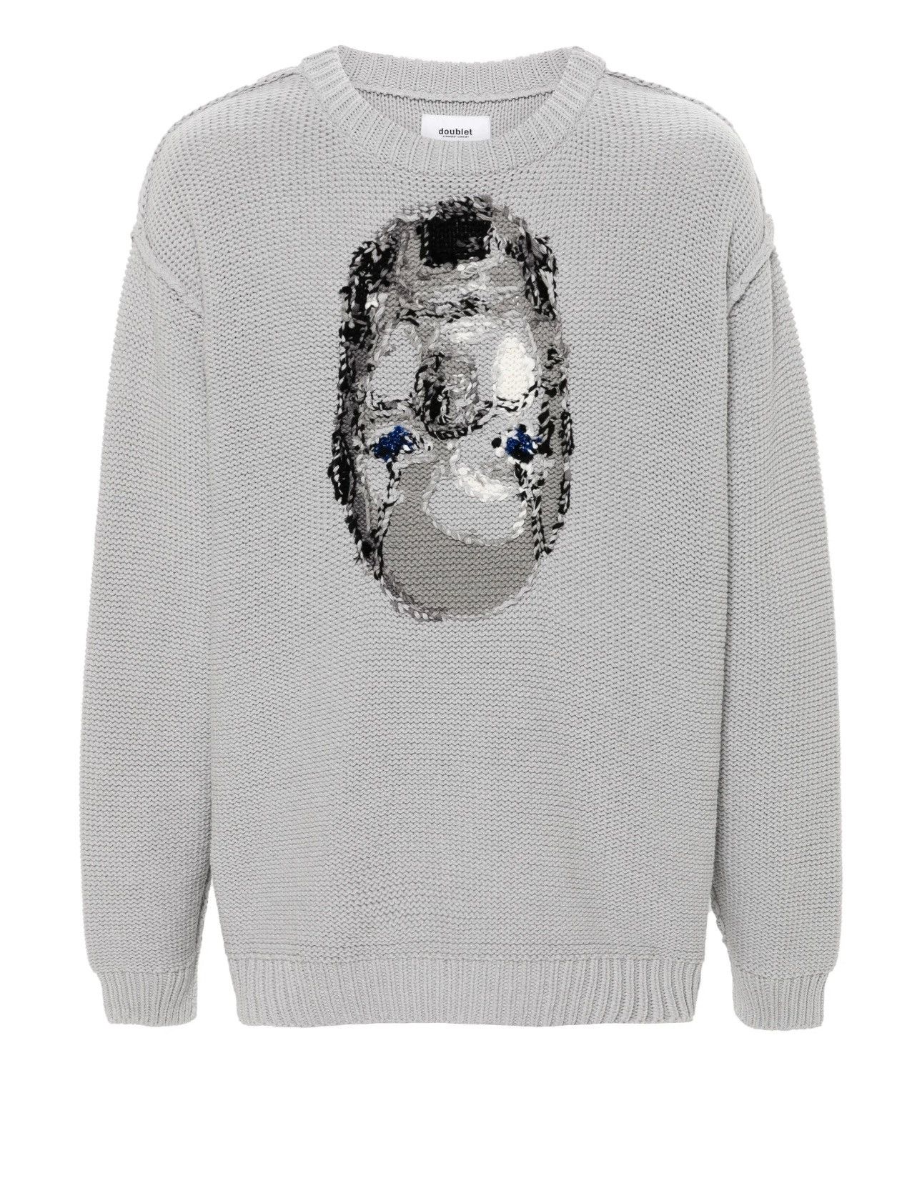 Doublet Doublet SS20 Hand Knit Face Sweater | Grailed