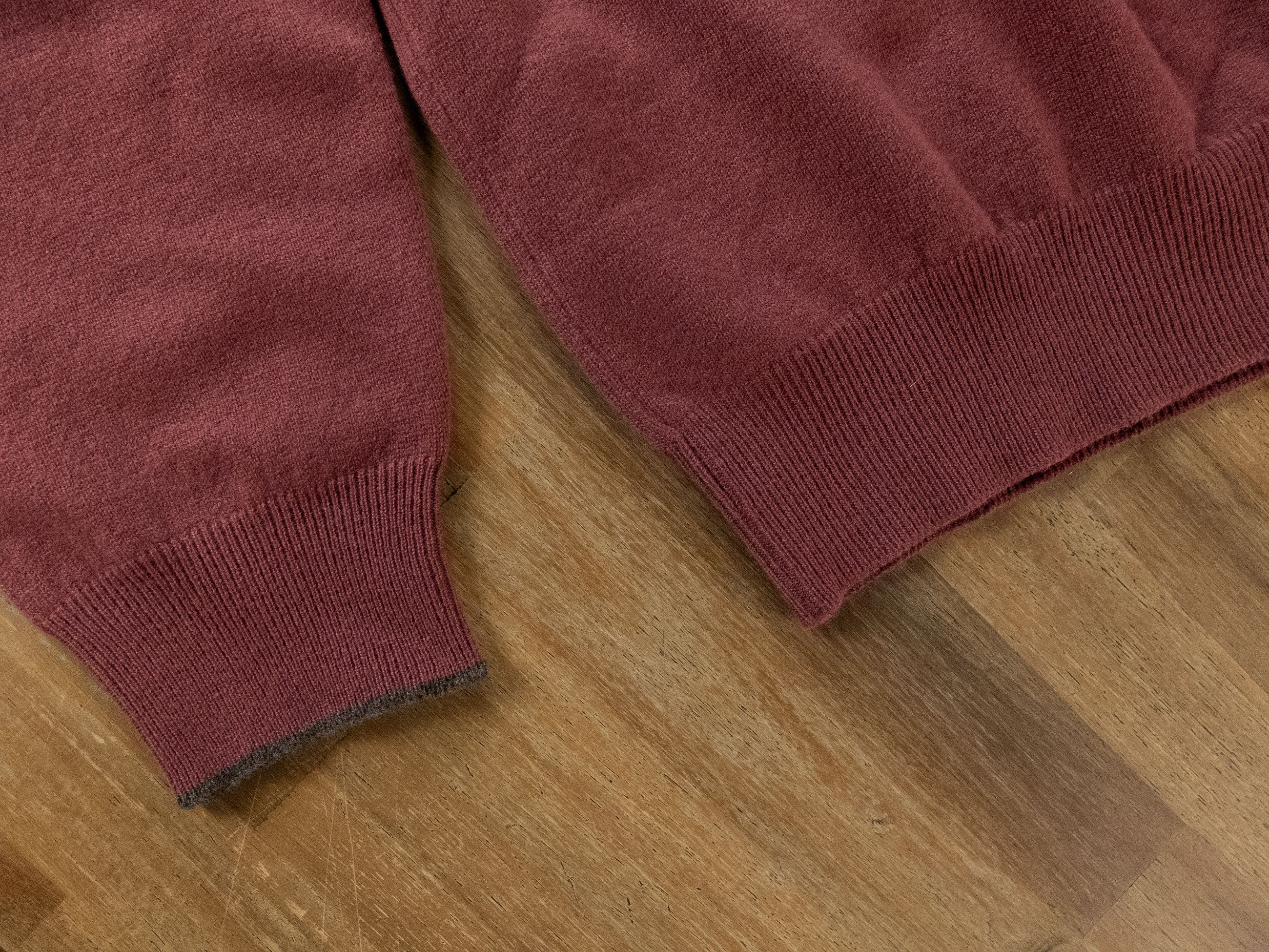 Gran Sasso GRAN SASSO dusty rose crewneck wool cashmere sweater 3XL Size US XXL / EU 58 / 5 - 4 Thumbnail