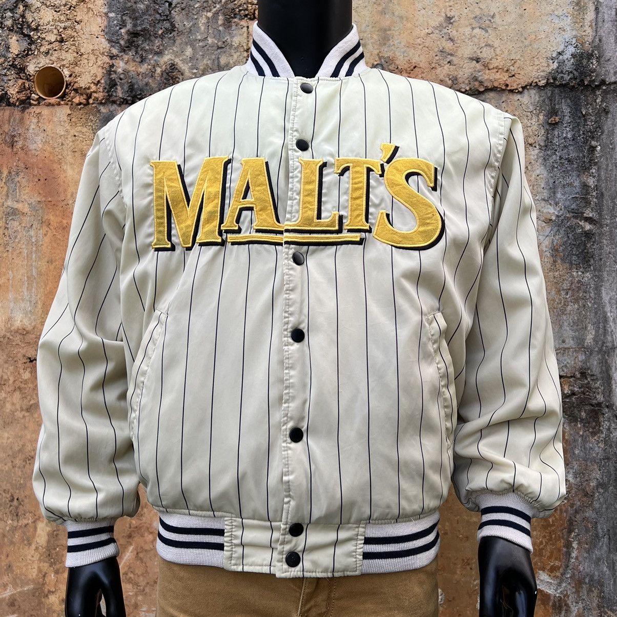 Vintage Vintage Malts Reversible Varsity Jacket Spell out Big Logo Size US M / EU 48-50 / 2 - 3 Thumbnail
