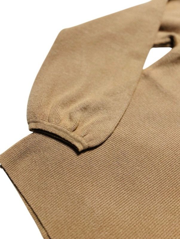 Other Anrabess Long Sleeve Tan V-Neck Sweater – Size XL Size XL / US 12-14 / IT 48-50 - 3 Thumbnail