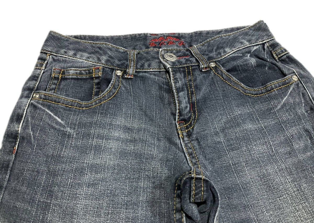 Hysteric Glamour × If Six Was Nine × Japanese Brand 🔥Sick Y2K Bcbg Cross Skull Rivet Studded Flared Denim Size US 30 / EU 46 - 6 Thumbnail