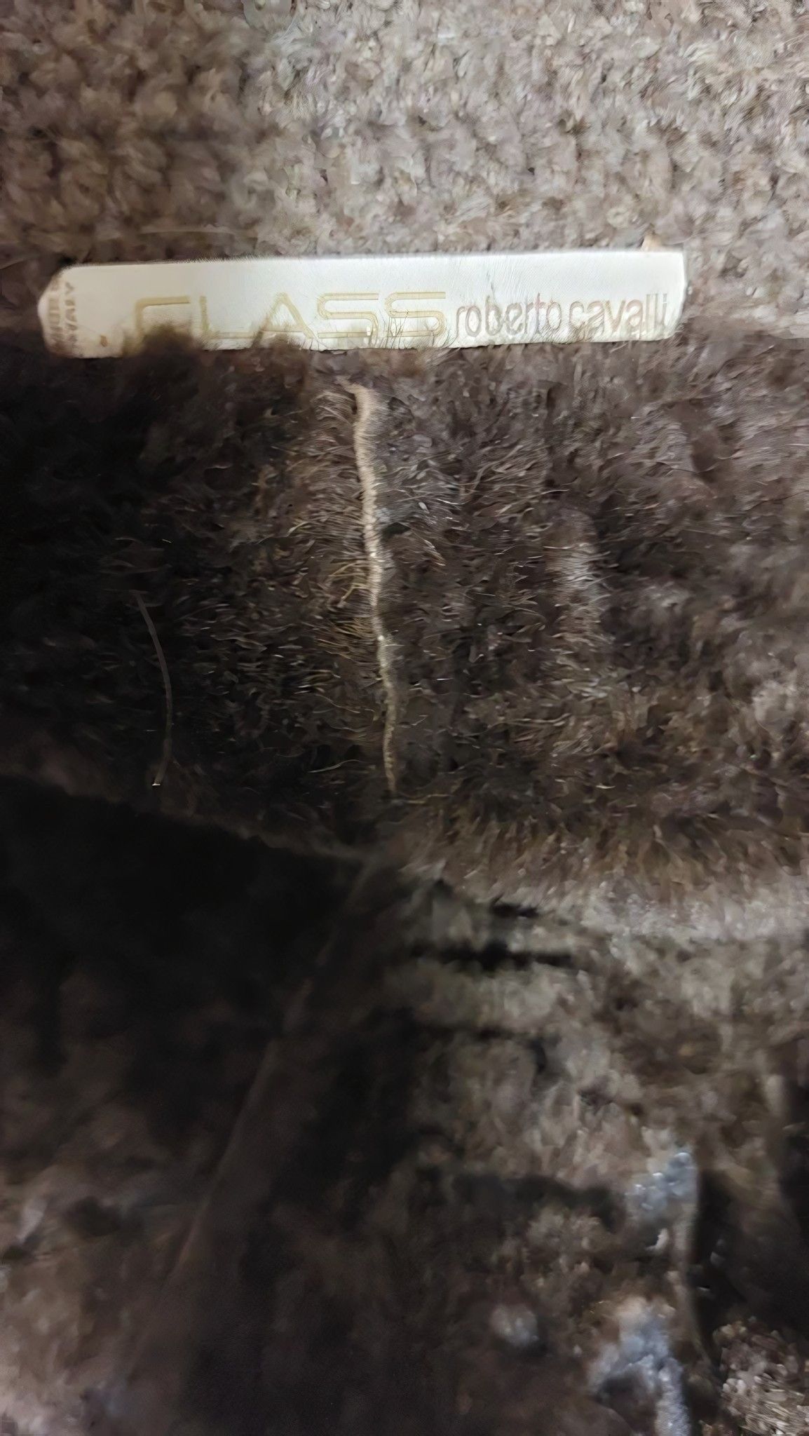 Roberto Cavalli ARCHIVE SHEARLING LEATHER HEAVY COAT WITH FUR DETAILS Size L / US 10 / IT 46 - 3 Thumbnail