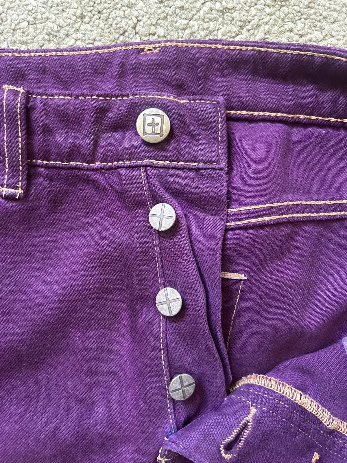 Japanese Brand Purple hand made denim Size US 32 / EU 48 - 5 Thumbnail