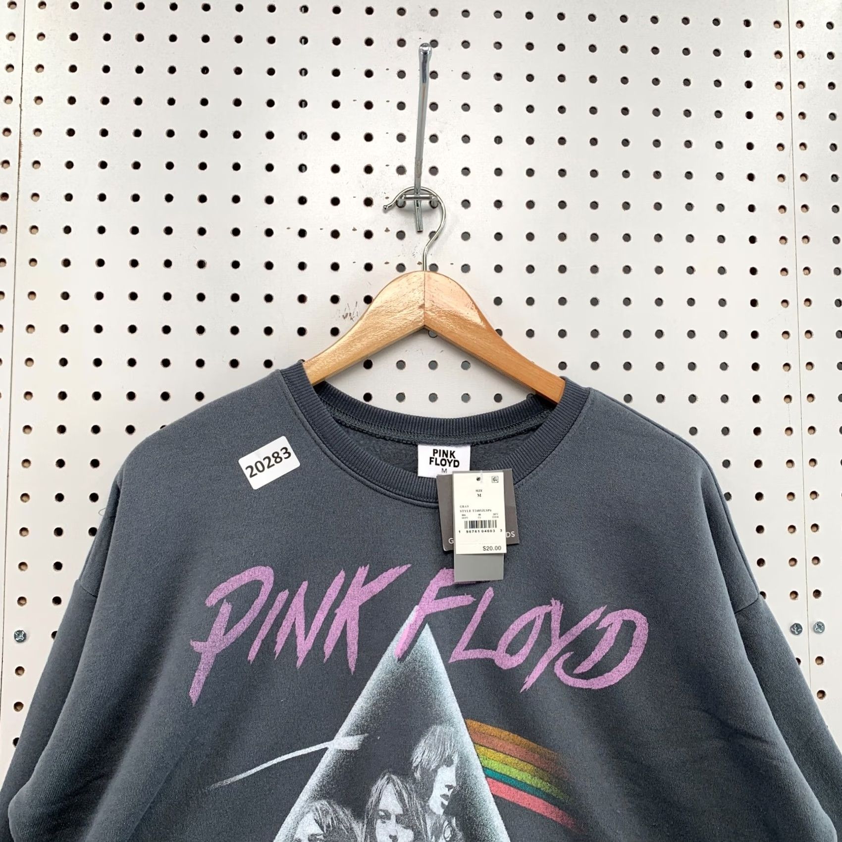 Vintage Pink Floyd Sweatshirt Gray Crewneck Pullover Womens M 27x22 NWT Size M / US 6-8 / IT 42-44 - 6 Thumbnail