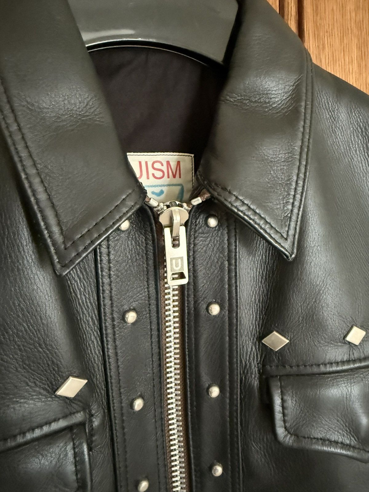 Undercover Grail Undercover leather studded trucker jacket 3 S M biker Size US M / EU 48-50 / 2 - 16 Thumbnail