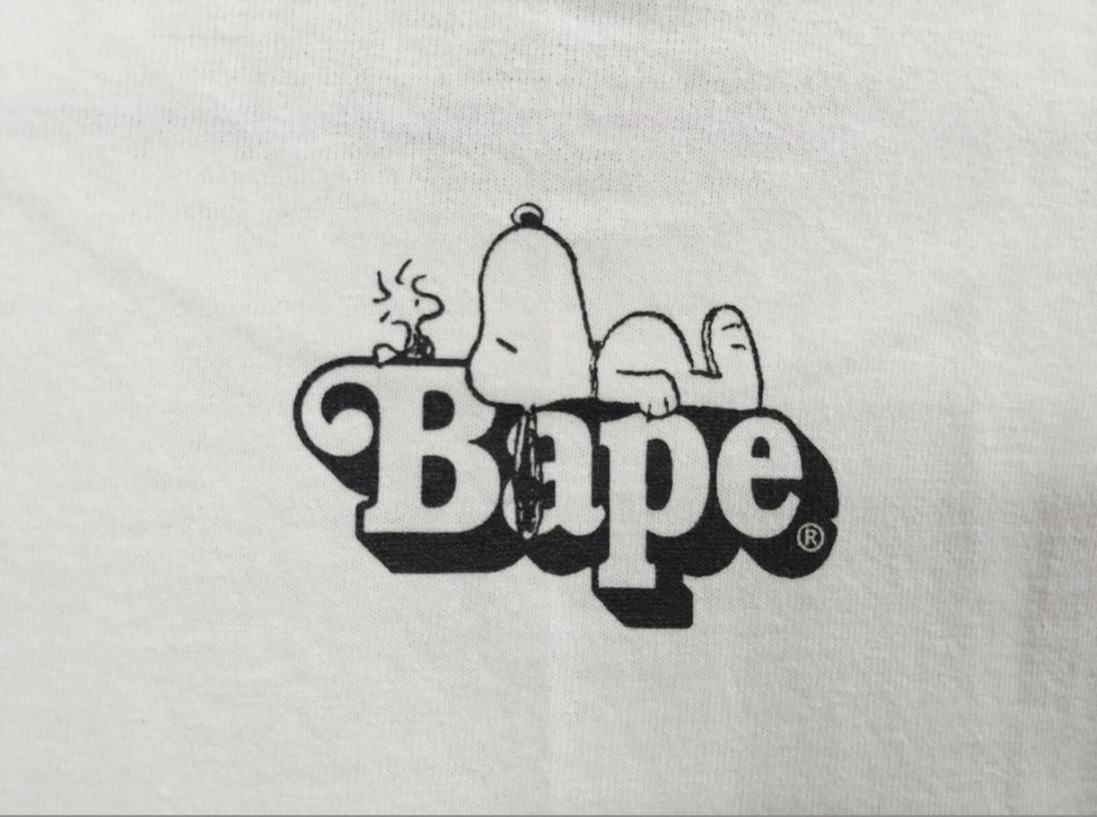 Bape BAPE x Peanuts Astronaut Snoopy Big Ape Head T-Shirt Large Size US L / EU 52-54 / 3 - 8 Thumbnail