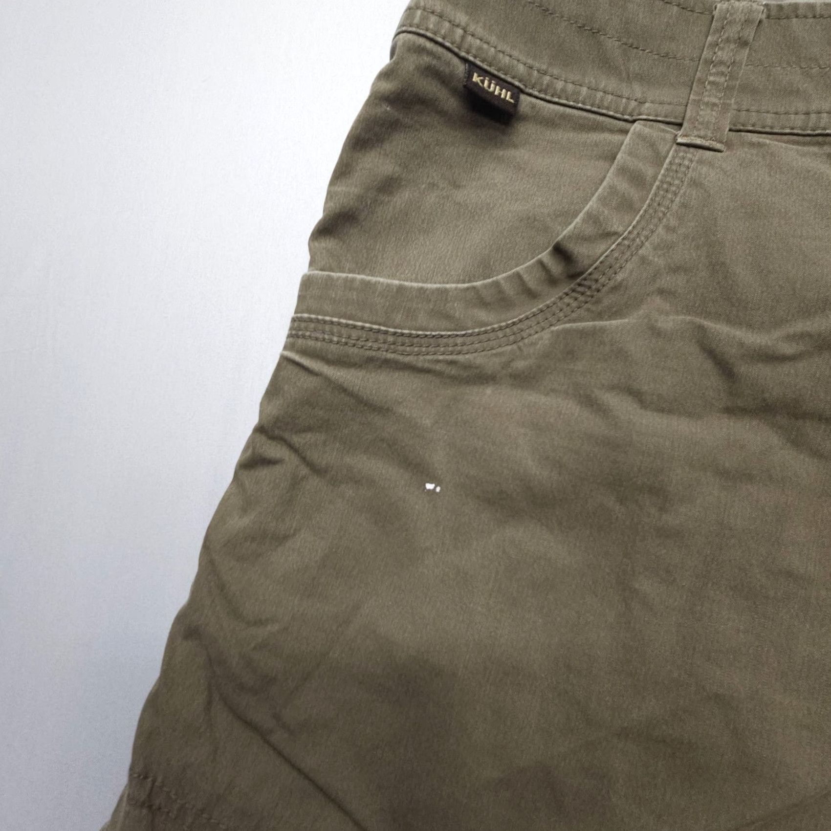 Vintage Kuhl Ramblr Cargo Shorts Mens 40 Khaki Patina Dye Cotton Workwear Hiking Travel Cargo Shortses Regular Beige 40 Mens Size US 40 / EU 56 - 5 Thumbnail