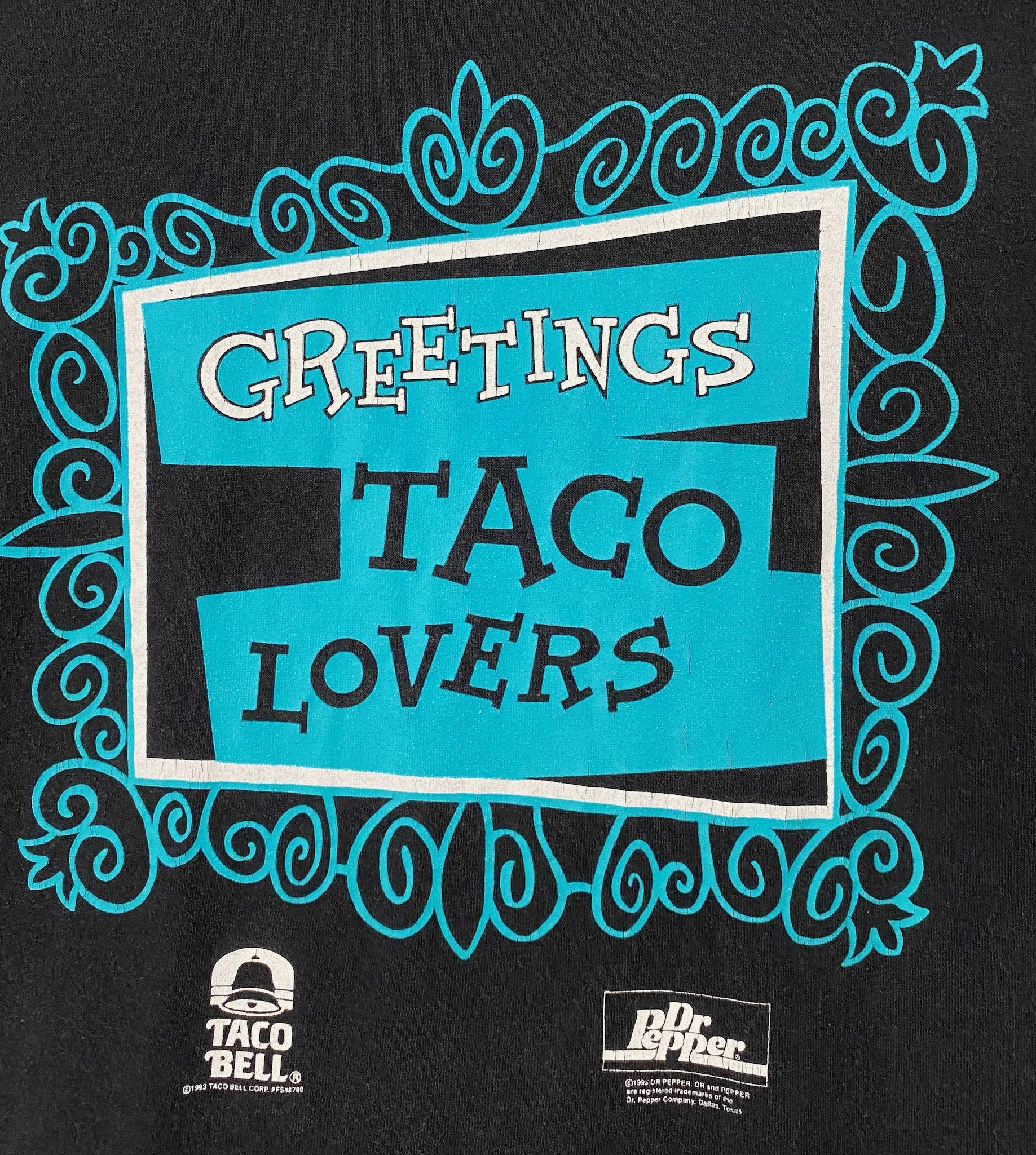 Hanes 1993 Taco Bell Bullwinkle Distressed T-Shirt Medium Size US M / EU 48-50 / 2 - 6 Thumbnail