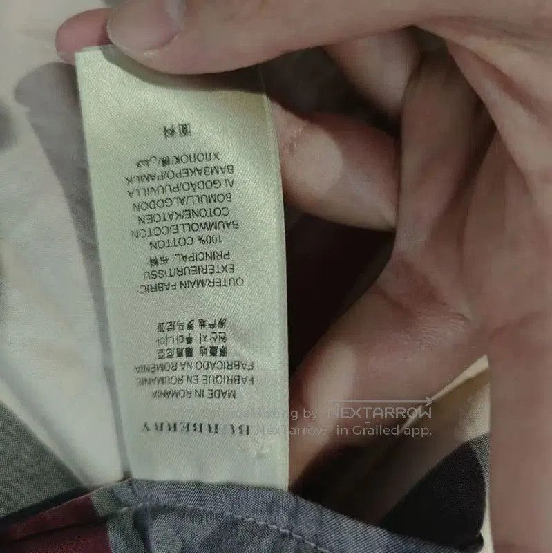 Burberry Burberry Khaki Check Cotton Women's Shirt. Size XS / US 0-2 / IT 36-38 - 4 Thumbnail