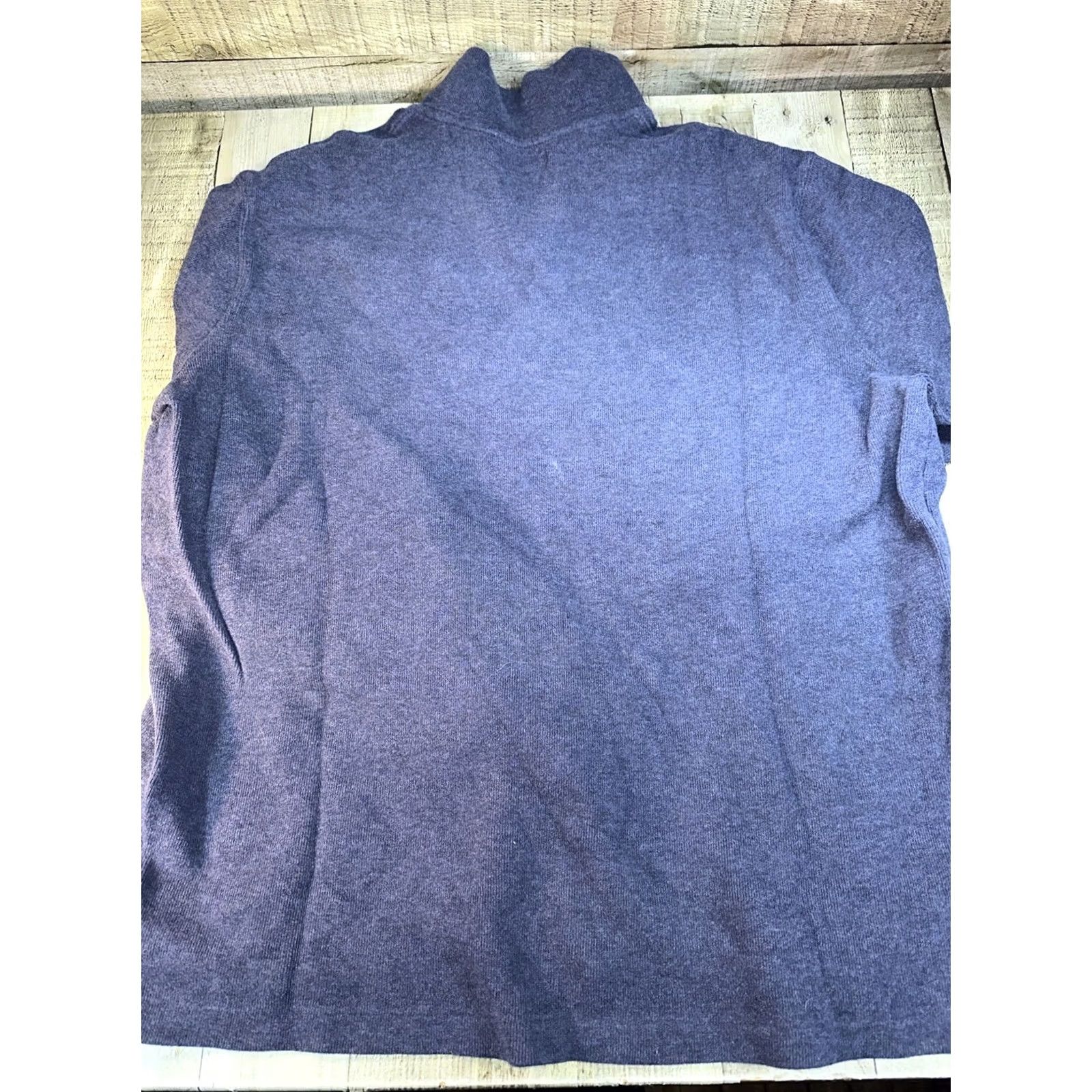 Ralph Lauren Ralph Lauren Men Pullover 1/4 Zip Sweater XL Blue Size US XL / EU 56 / 4 - 2 Thumbnail