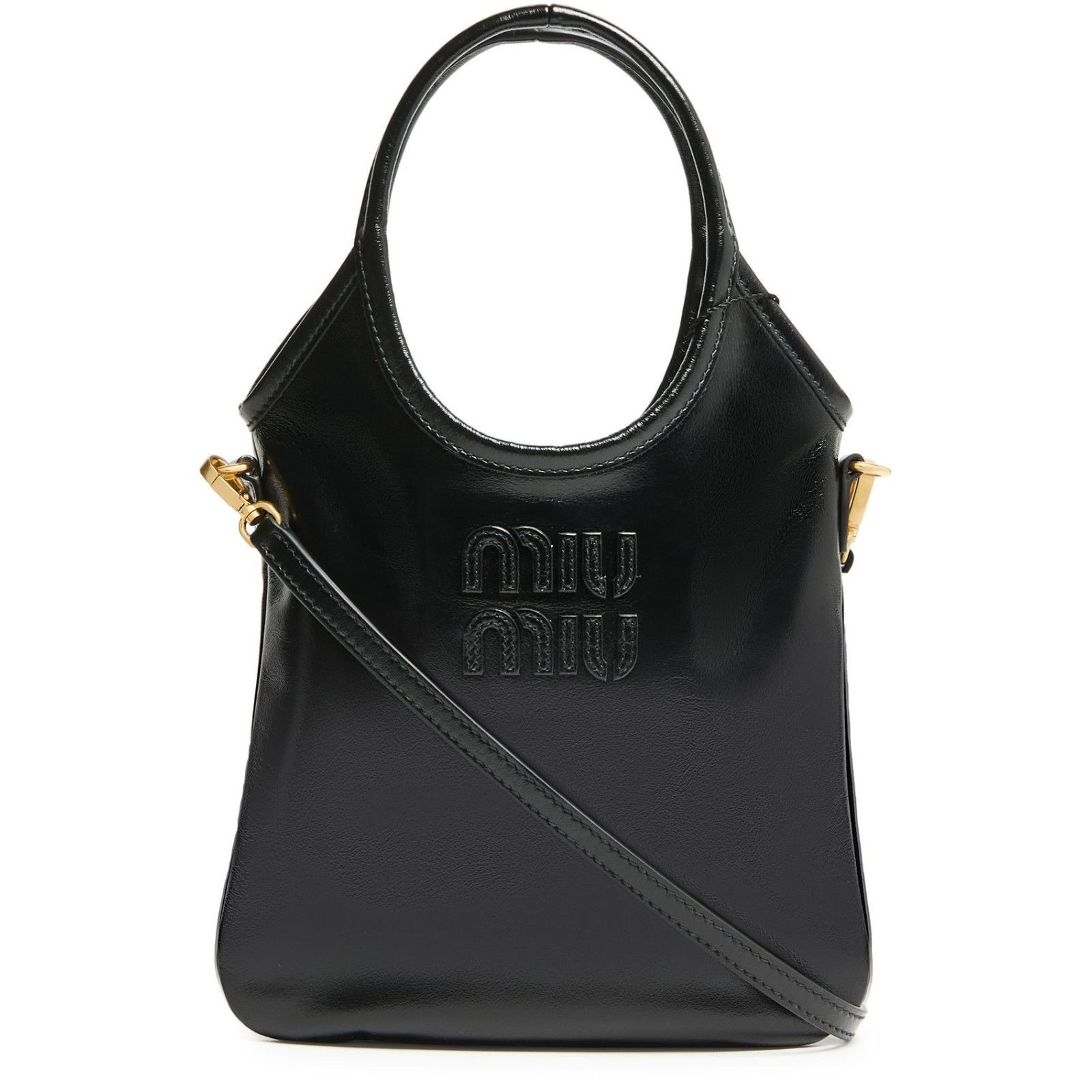 Miu Miu MIU MIU Ivy Mini Black Top Handle Bag New And Authentic Size ONE SIZE - 1 Thumbnail