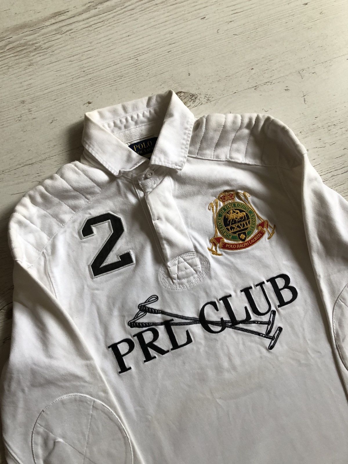 Polo Ralph Lauren Vintage Polo Ralph Lauren Rugby Club la martina big logo Size US S / EU 44-46 / 1 - 3 Thumbnail