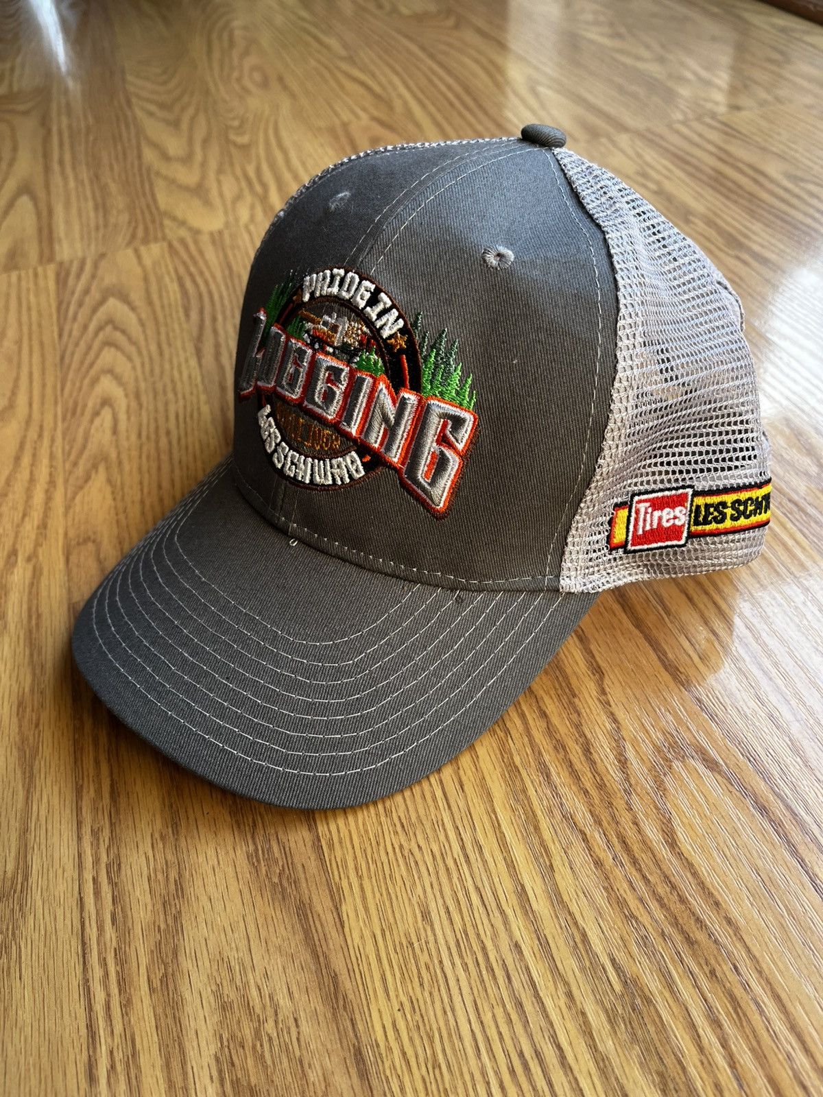 Other Les Schwab Logging trucker hat Size ONE SIZE - 2 Thumbnail