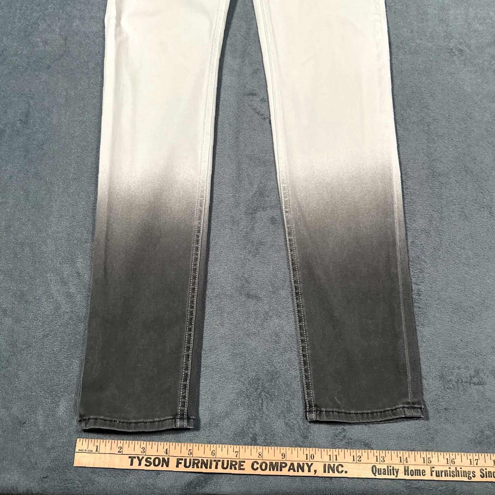 Rag & Bone VINTAGE Rag & Bone Women's Pants Skinny Jegging 29 White Cotton Blend City 2010s Size 29" - 3 Thumbnail