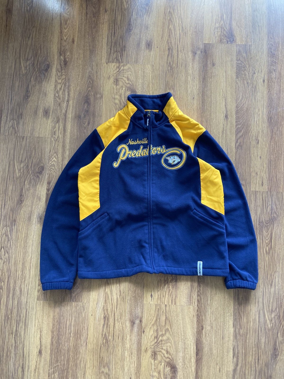 Reebok Reebok nashville predators NHL zip fleece jacket M y2k 90’s Size US M / EU 48-50 / 2 - 2 Thumbnail
