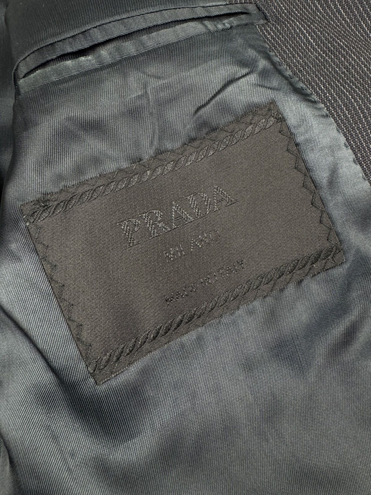 Prada Prada milano striped three button blazer Size 50R - 12 Thumbnail
