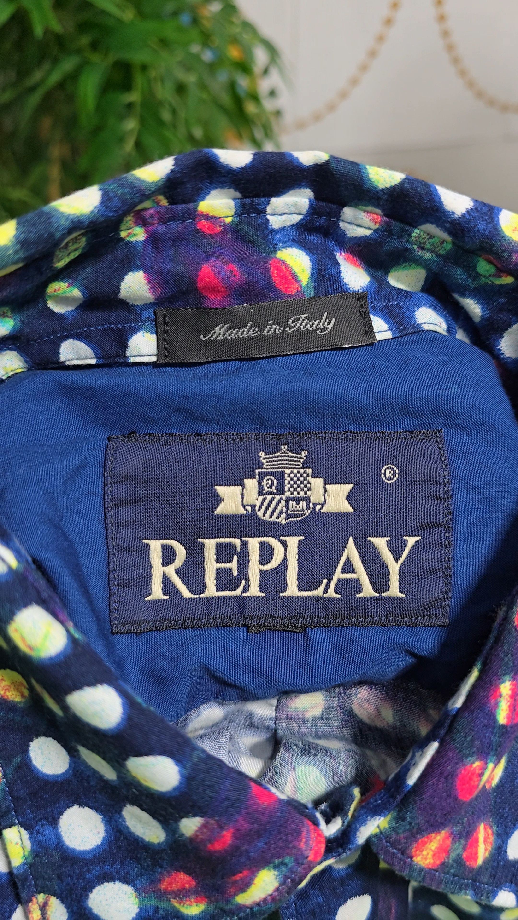 Replay REPLAY vintage futuristic design Size US M / EU 48-50 / 2 - 2 Thumbnail