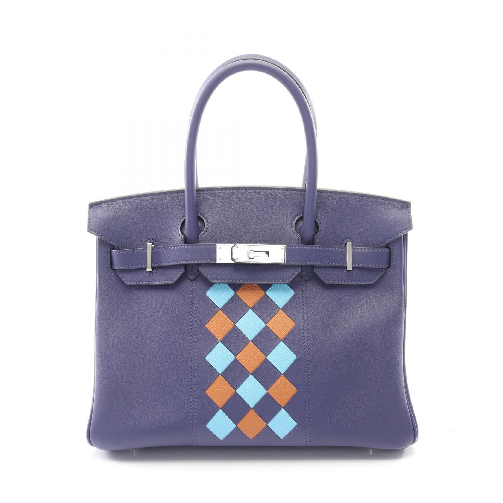Hermes Hermes Hermes Birkin30 Tresse Swift Epsom Leather Handbag Stamp D (2019) DUTY FREE for USA Size ONE SIZE - 1 Thumbnail