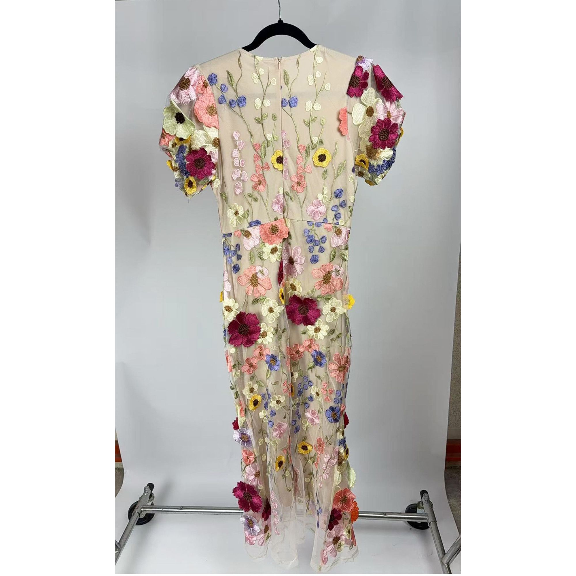 Other Women's Floral Maxi Evening Dress Party Formal Wedding Gown Size M / US 6-8 / IT 42-44 - 4 Thumbnail
