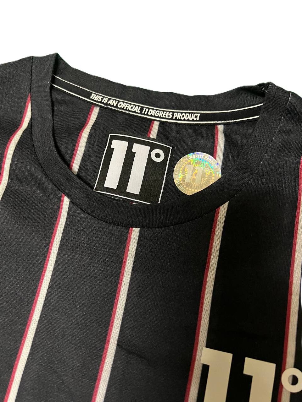 Other 11 Degrees Mens Vertical Stripe T-Shirt Size US L / EU 52-54 / 3 - 2 Thumbnail