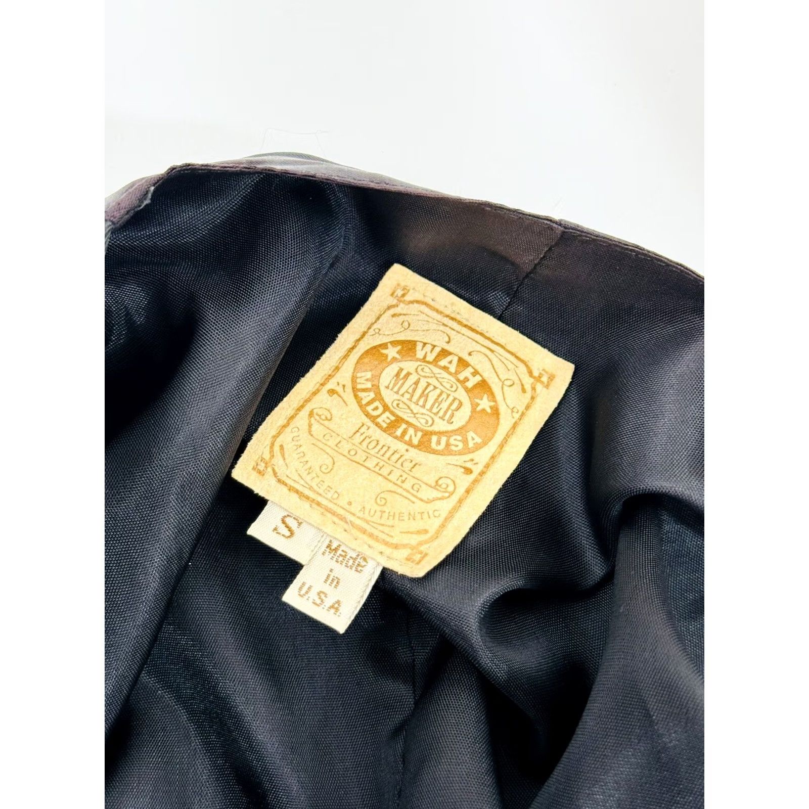 Vintage WAH MAKER - PLAYING CARDS / POKER / GAMBLING Metal Button Western S Vest Shirt Mens Black / Gray S Size US S / EU 44-46 / 1 - 7 Thumbnail