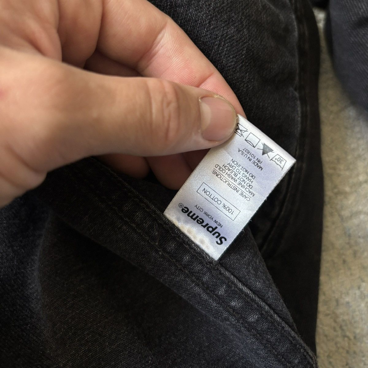 Playboy × Supreme Supreme x Playboy Button Up Denim Jean Jacket Black/ White Size US XL / EU 56 / 4 - 5 Thumbnail