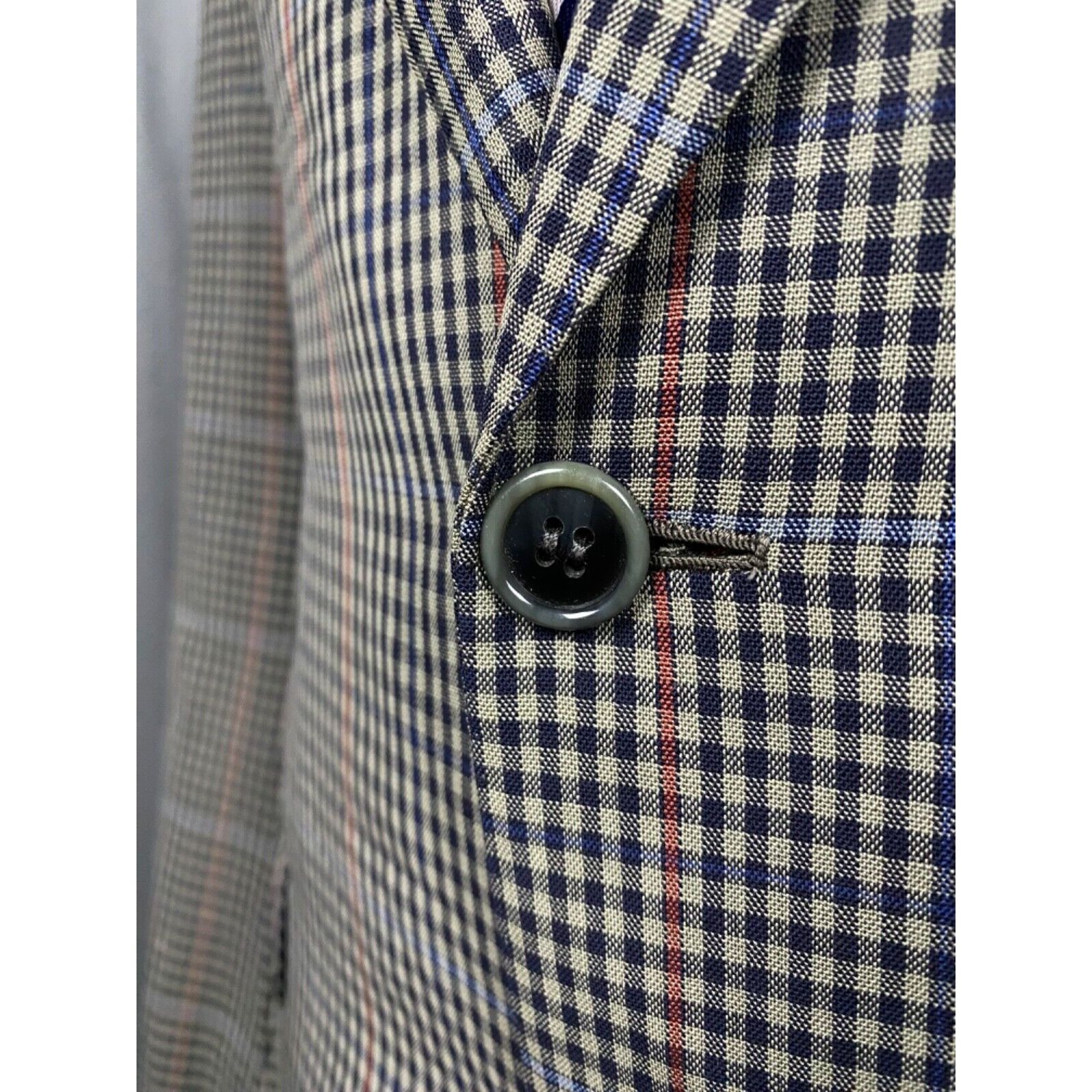 Brioni Brioni Men's Gray Checked Wool Blazer Sportcoat Jacket Size Size 50R - 8 Thumbnail