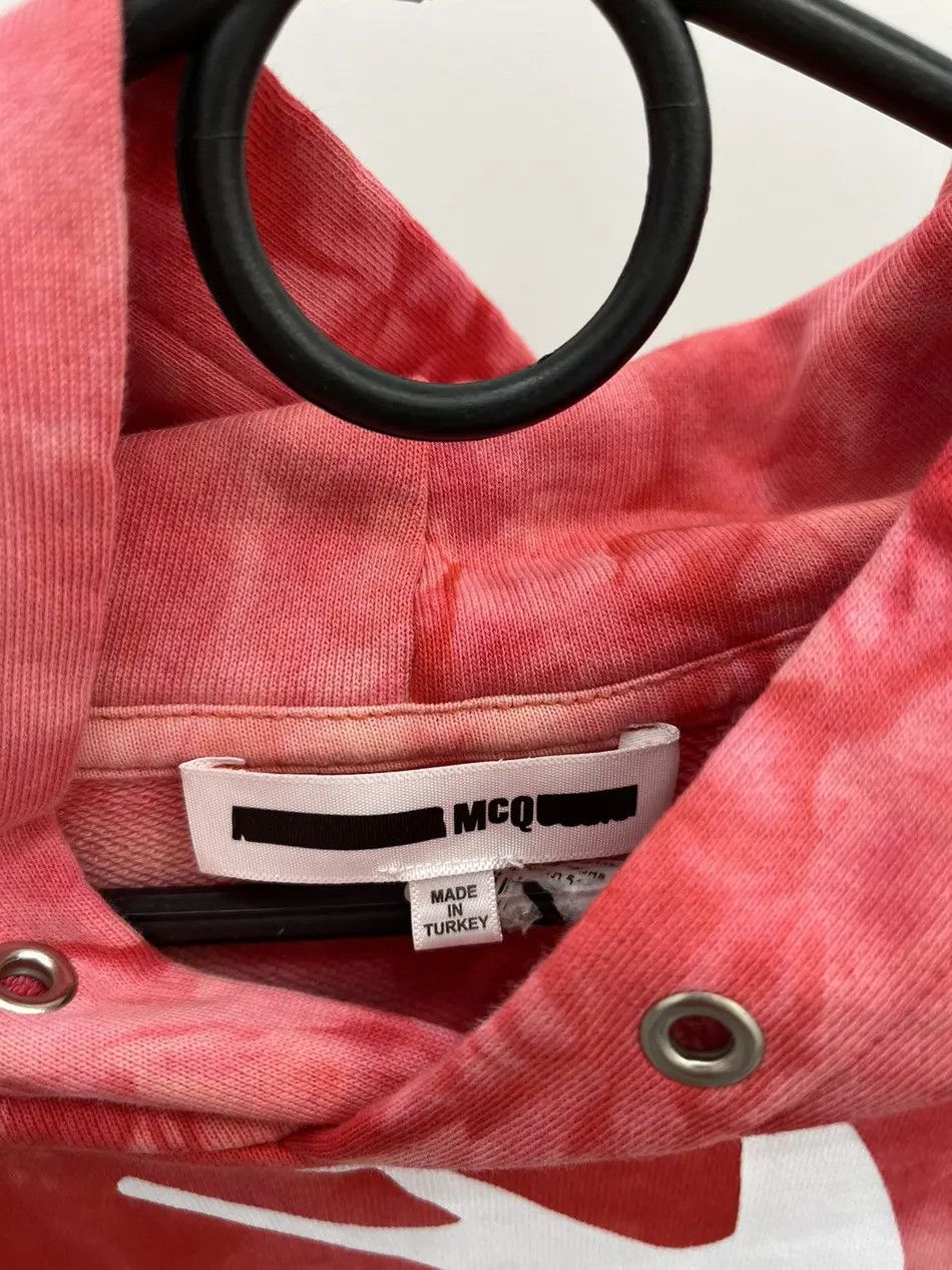 Alexander McQueen MCQ by Alexander McQueen Swallow Tie Dye Cotton Hoodie Size US L / EU 52-54 / 3 - 3 Thumbnail