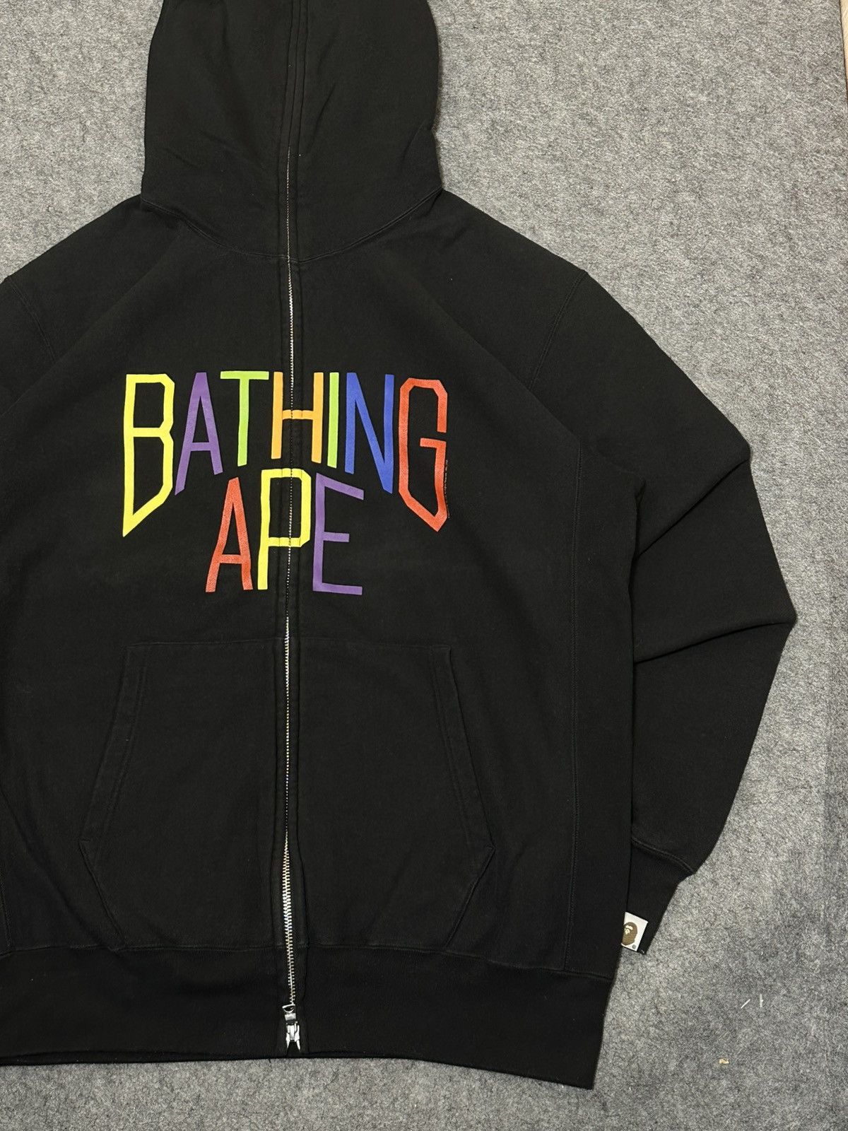 Bape A Bathing Ape full zip hoodie a rainbow "Bathing Ape". Size US XL / EU 56 / 4 - 4 Thumbnail