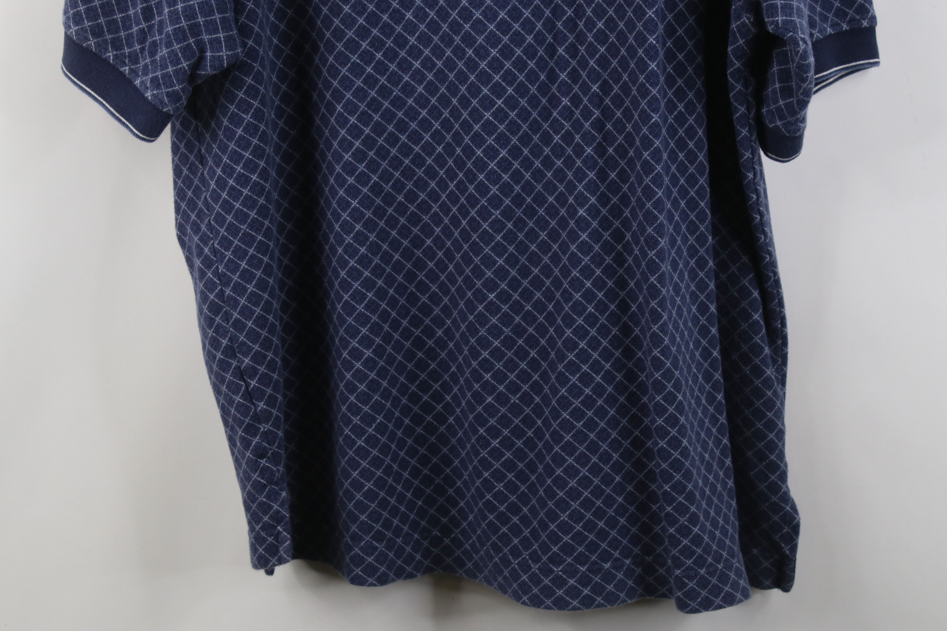 Vintage Vintage 90s Streetwear Diamond Knit Golf Polo Shirt USA Size US XL / EU 56 / 4 - 10 Thumbnail