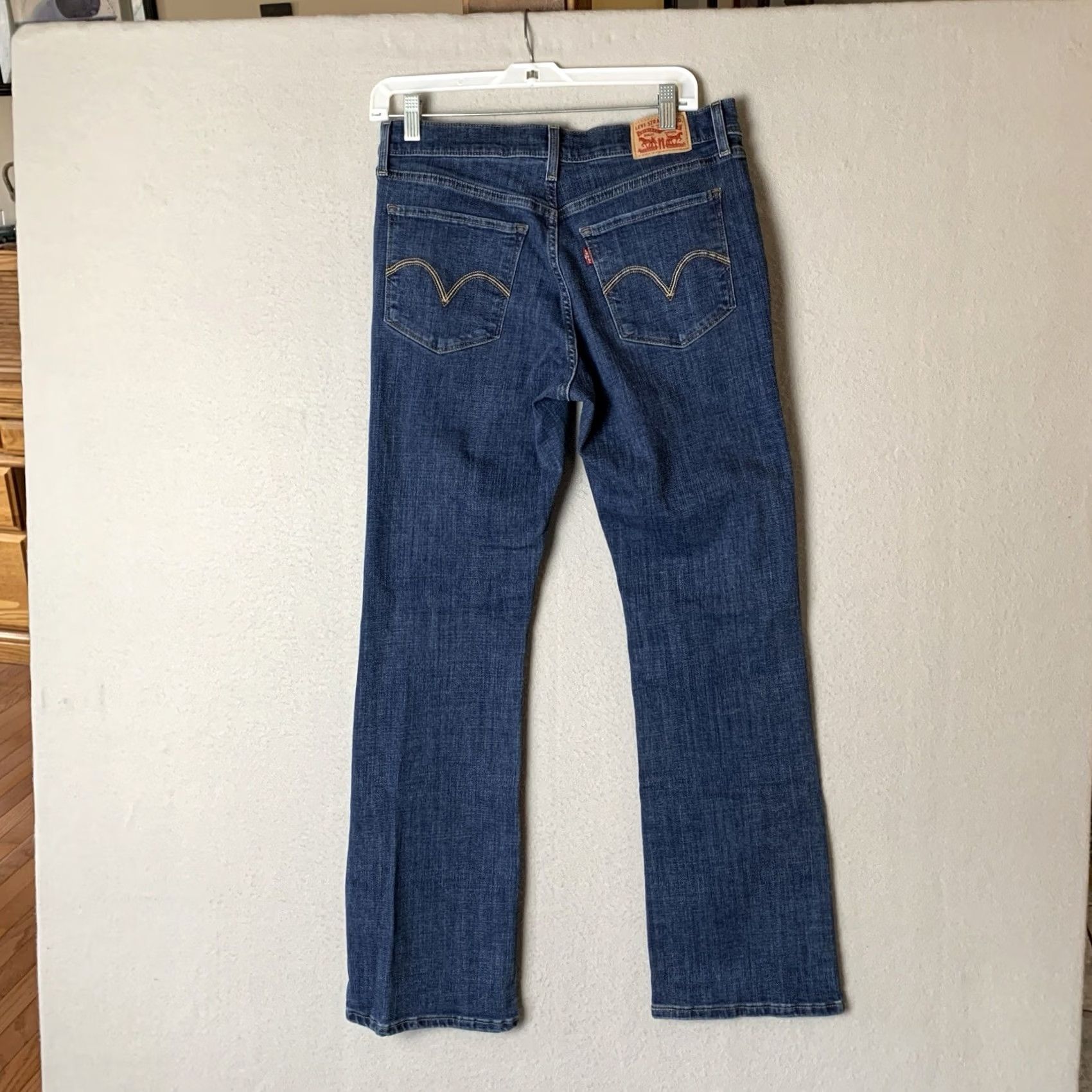 Levi's Levi's Jeans Womens 8 Blue Classic Bootcut Cowgirl Western Casual Denim Button Zip 5-Pocket Regular Size 30" / US 8 / IT 44 - 2 Thumbnail