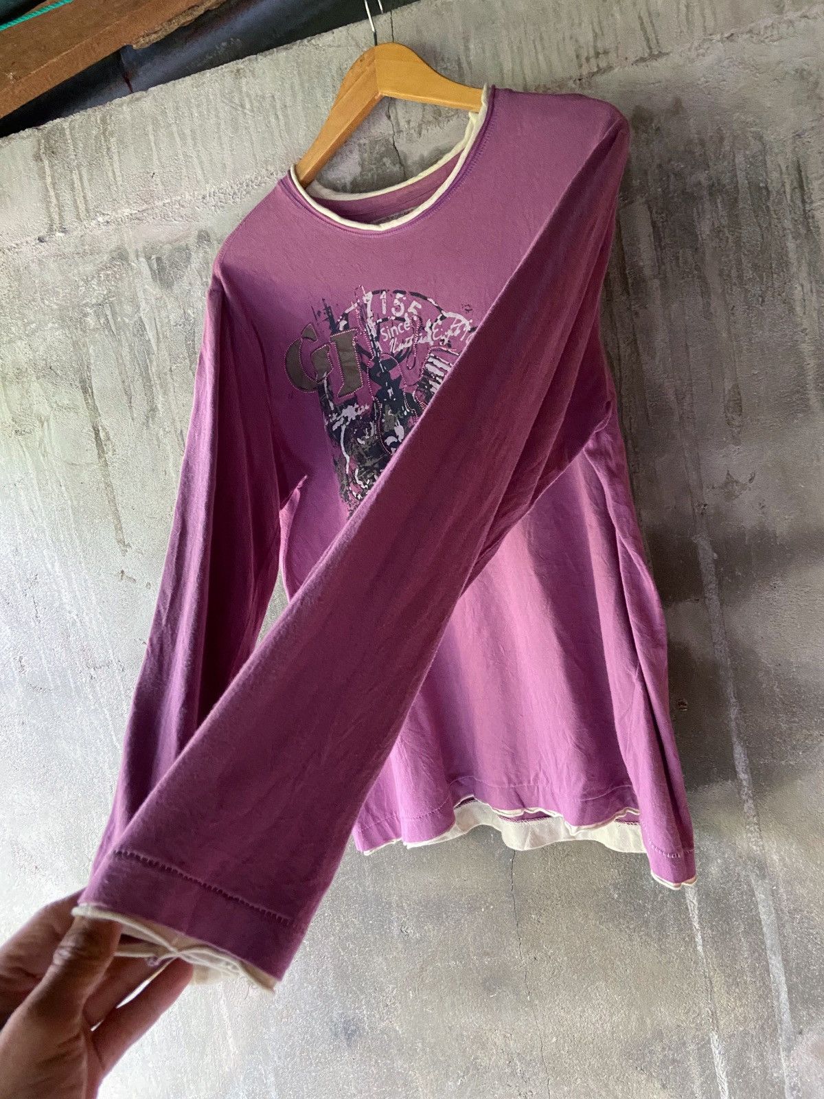 Japanese Brand GET USED DOUBLE LAYER STYLE LONG SLEEVE Size US L / EU 52-54 / 3 - 2 Thumbnail