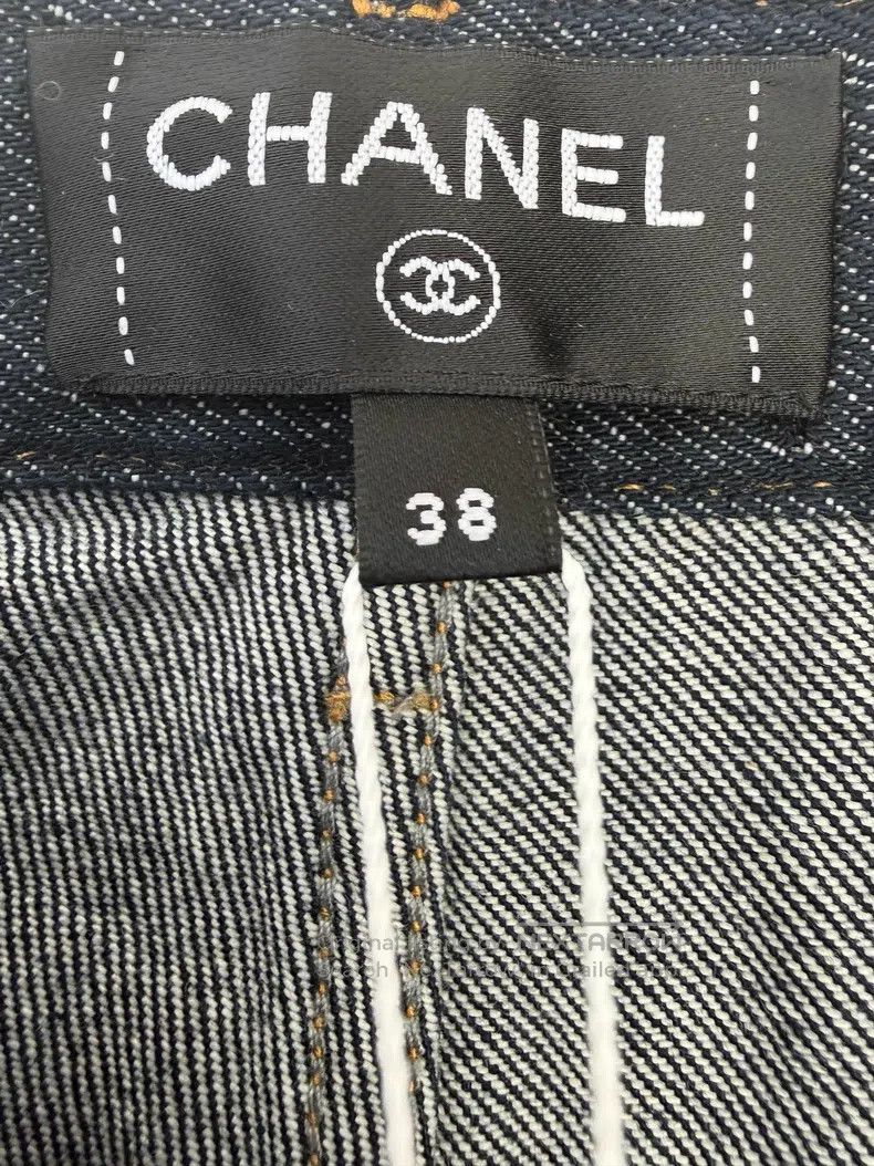 Chanel Chanel Primary colour jeans Size 25" / US 0 / IT 36 - 4 Thumbnail