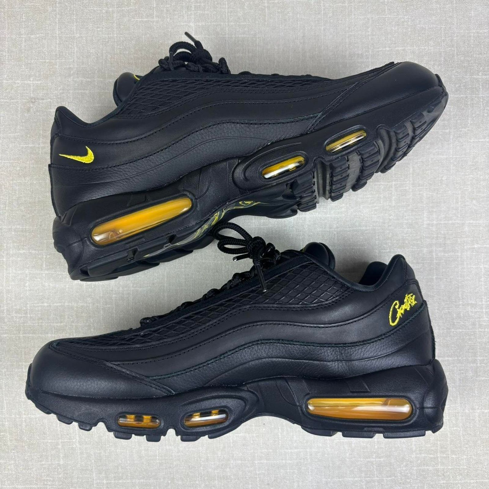 Nike 🍯 2025 Nike Air Max 95 “Corteiz Honey Black” Size US 11.5 / EU 44-45 - 4 Thumbnail