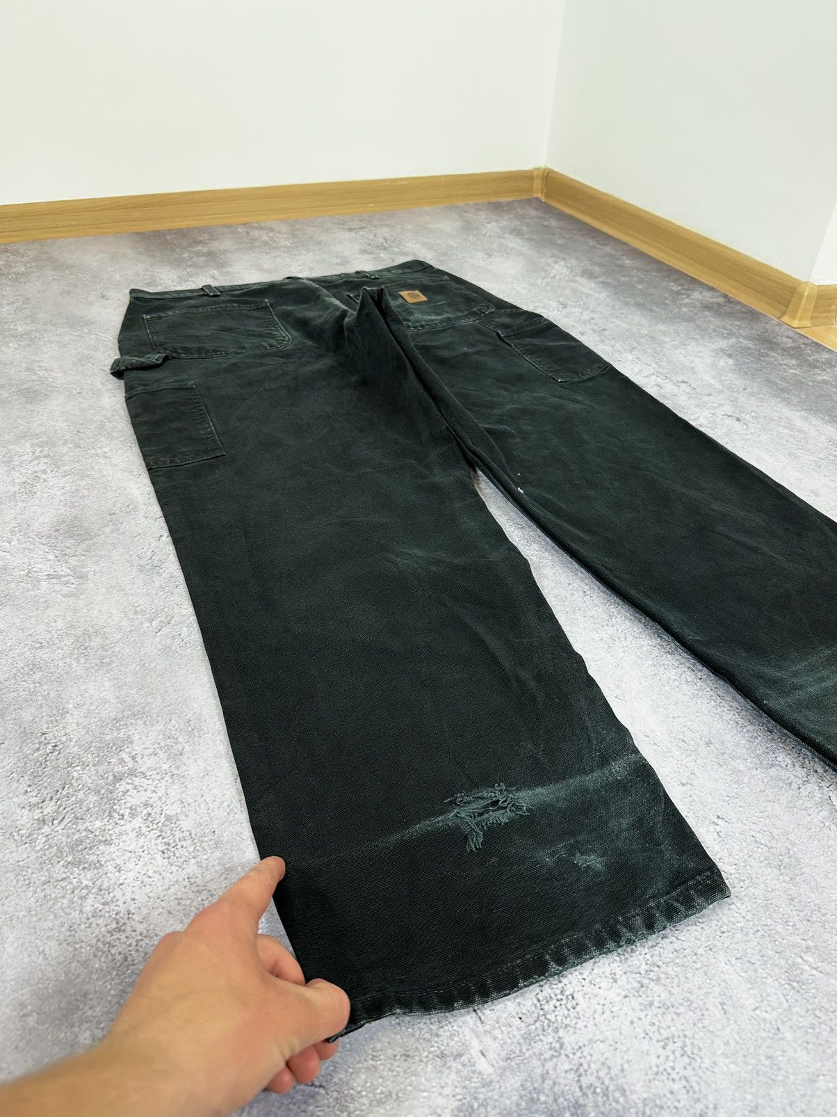 Carhartt Vintage Carhartt Faded Carpenter USA Baggy Opium Work Pants Size US 36 / EU 52 - 3 Thumbnail