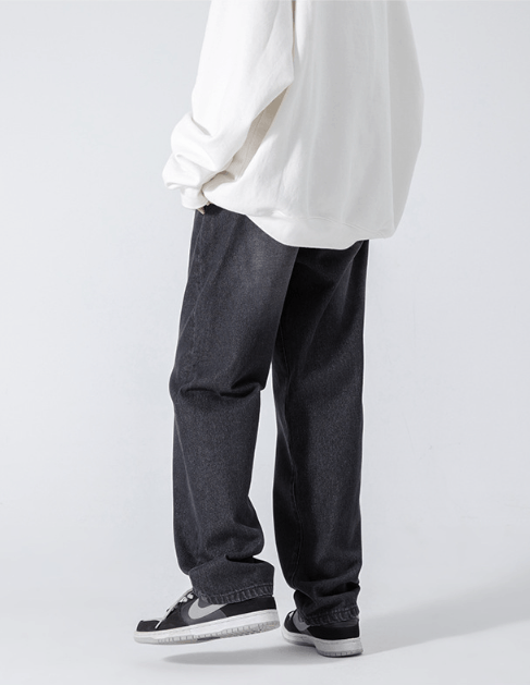 Japanese Brand × Jean High street washed retro loose versatile jeans y2k Size US 32 / EU 48 - 4 Thumbnail
