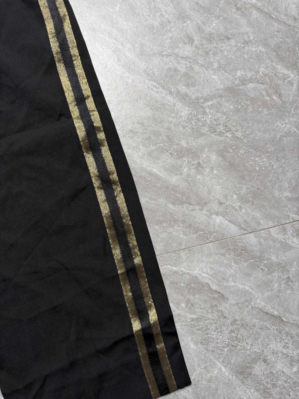 Alexander McQueen Alexander Mcqueen A/W 04 “Texist” Gold Sideband Wool Trouser Size US 31 - 3 Thumbnail