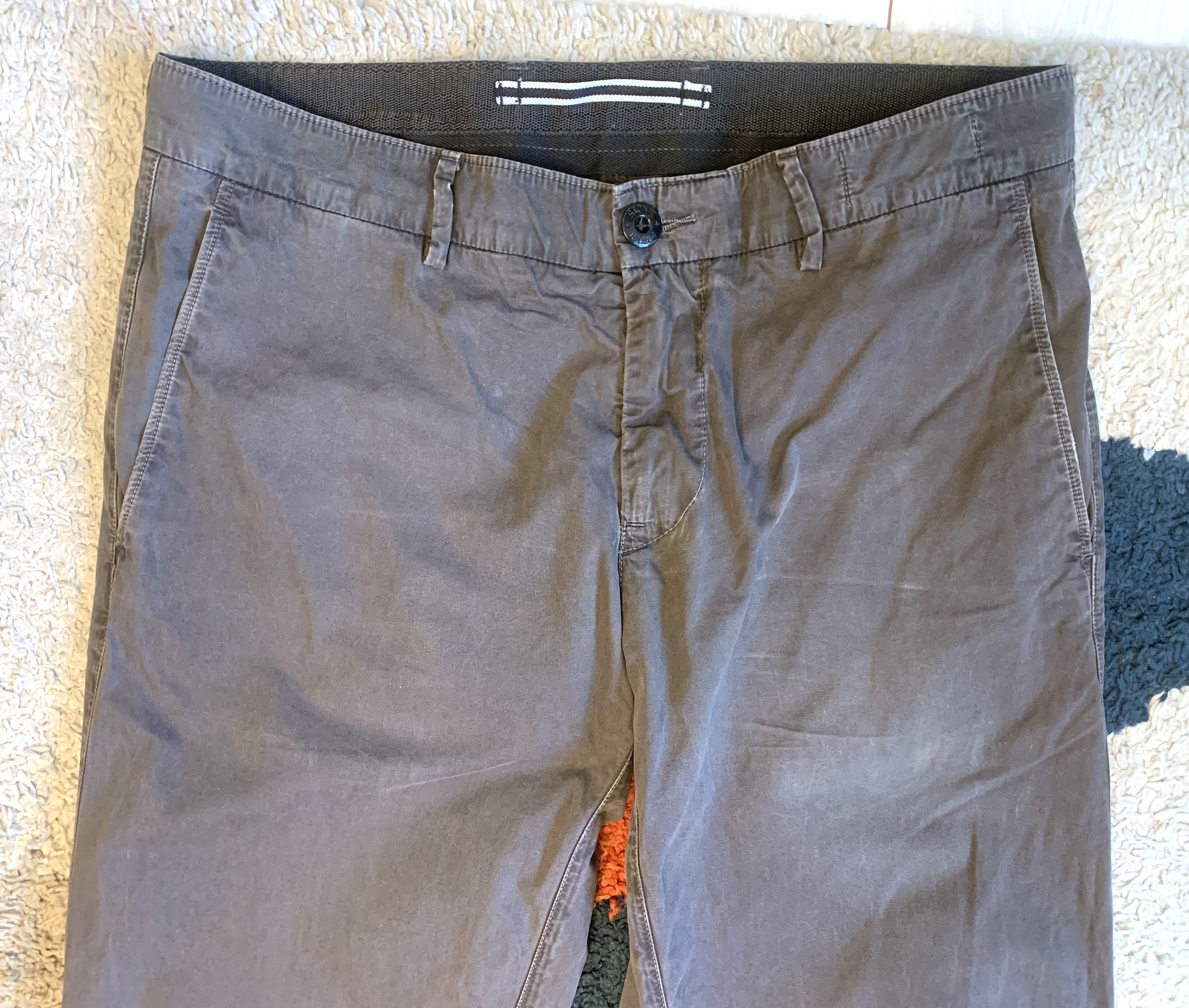 Stone Island Stone Island 2012ss garment dyed cotton chino pants, size 34 Size US 32 / EU 48 - 2 Thumbnail
