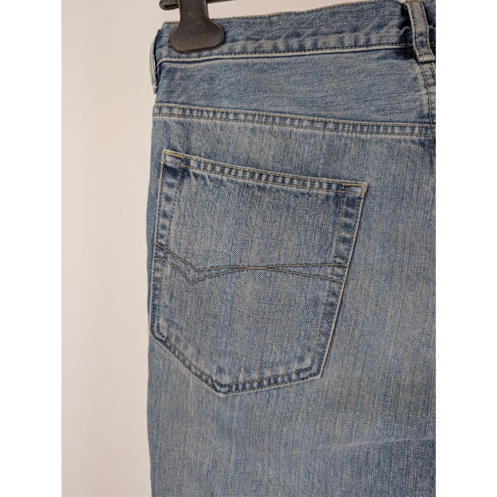Balenciaga o1rshd1 Unisex Organic Selvedge Denim Flared Pants in Blue Size US 30 / EU 46 - 12 Thumbnail
