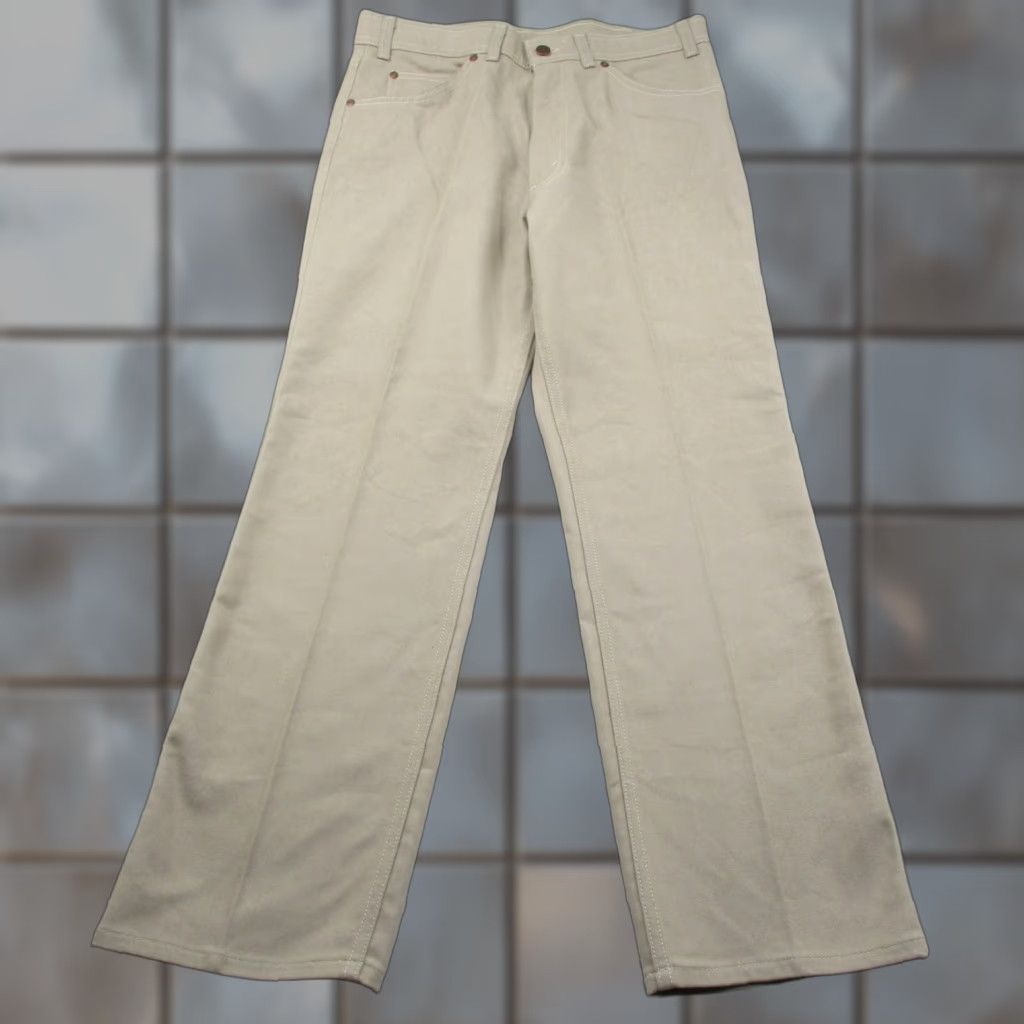 Levi's VINTAGE Levi's Pants Mens 34x29 Khaki More Room W34 L29 Made USA 90s Polyester Cotton Jeans Pants Size US 34 / EU 50 - 1 Thumbnail
