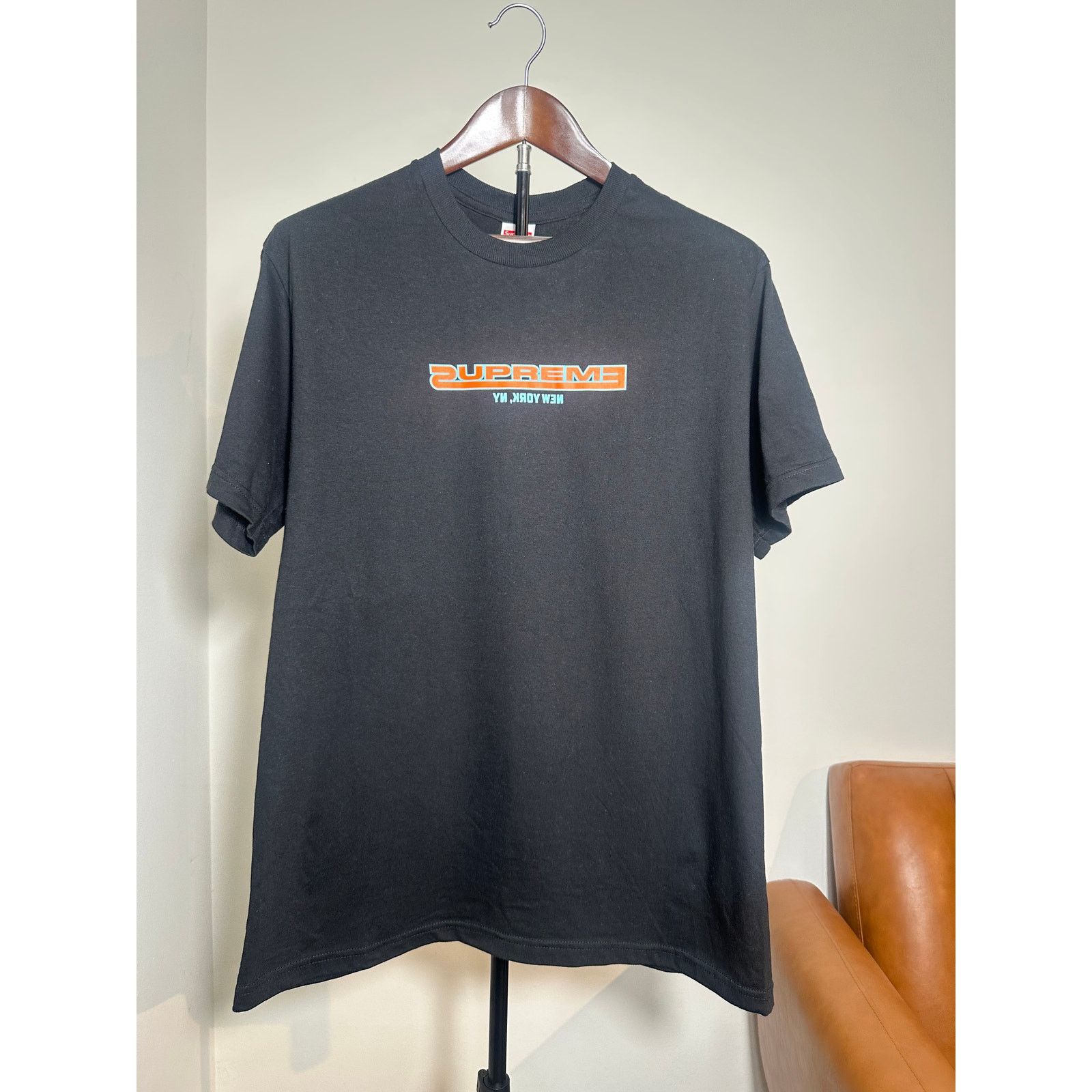 Supreme SUPREME DEVOTION BLACK LOGO TEE T-SHIRT ANTI SOCIAL CHROME