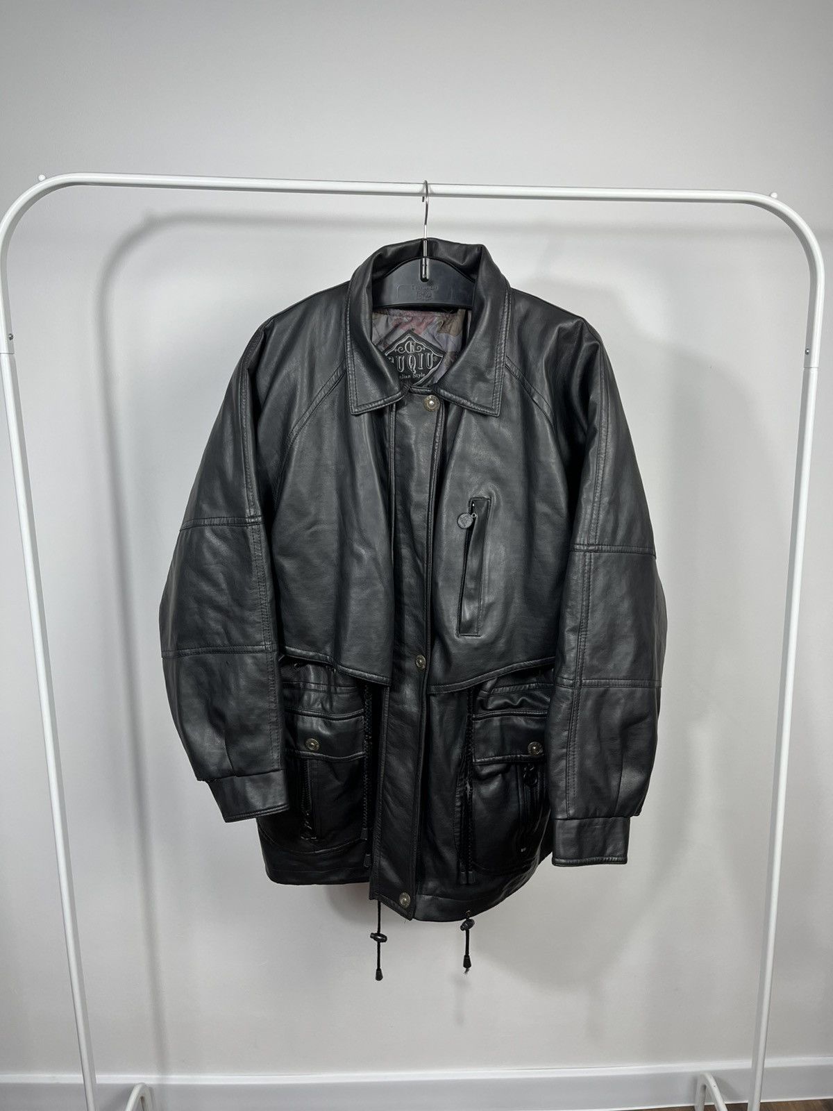 Leather Women’s Black Genuine Leather Coat Jacket Size XL Size XL / US 12-14 / IT 48-50 - 1 Thumbnail