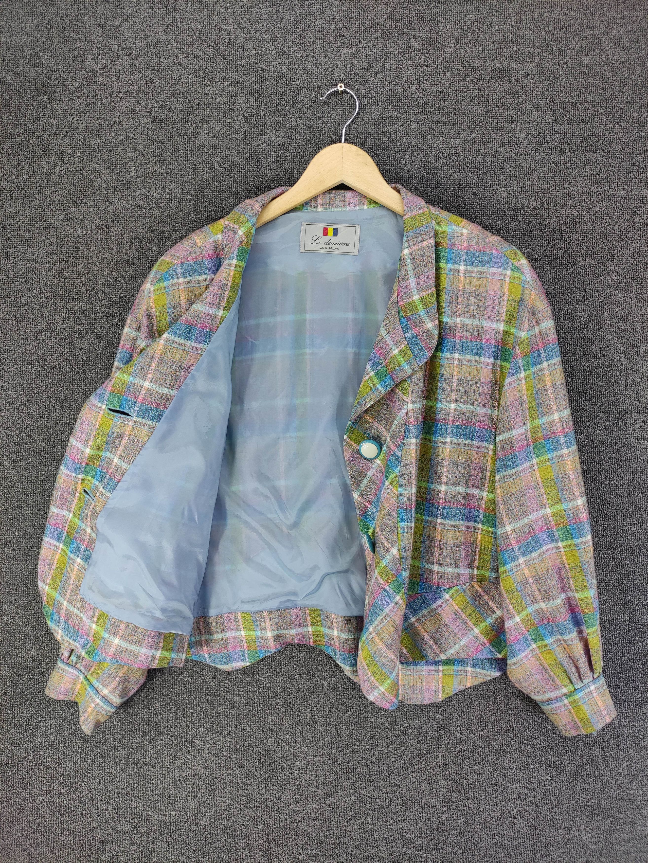 Japanese Brand Vintage La Deuaciema Rainbow Colour Jacket Size L / US 10 / IT 46 - 4 Thumbnail