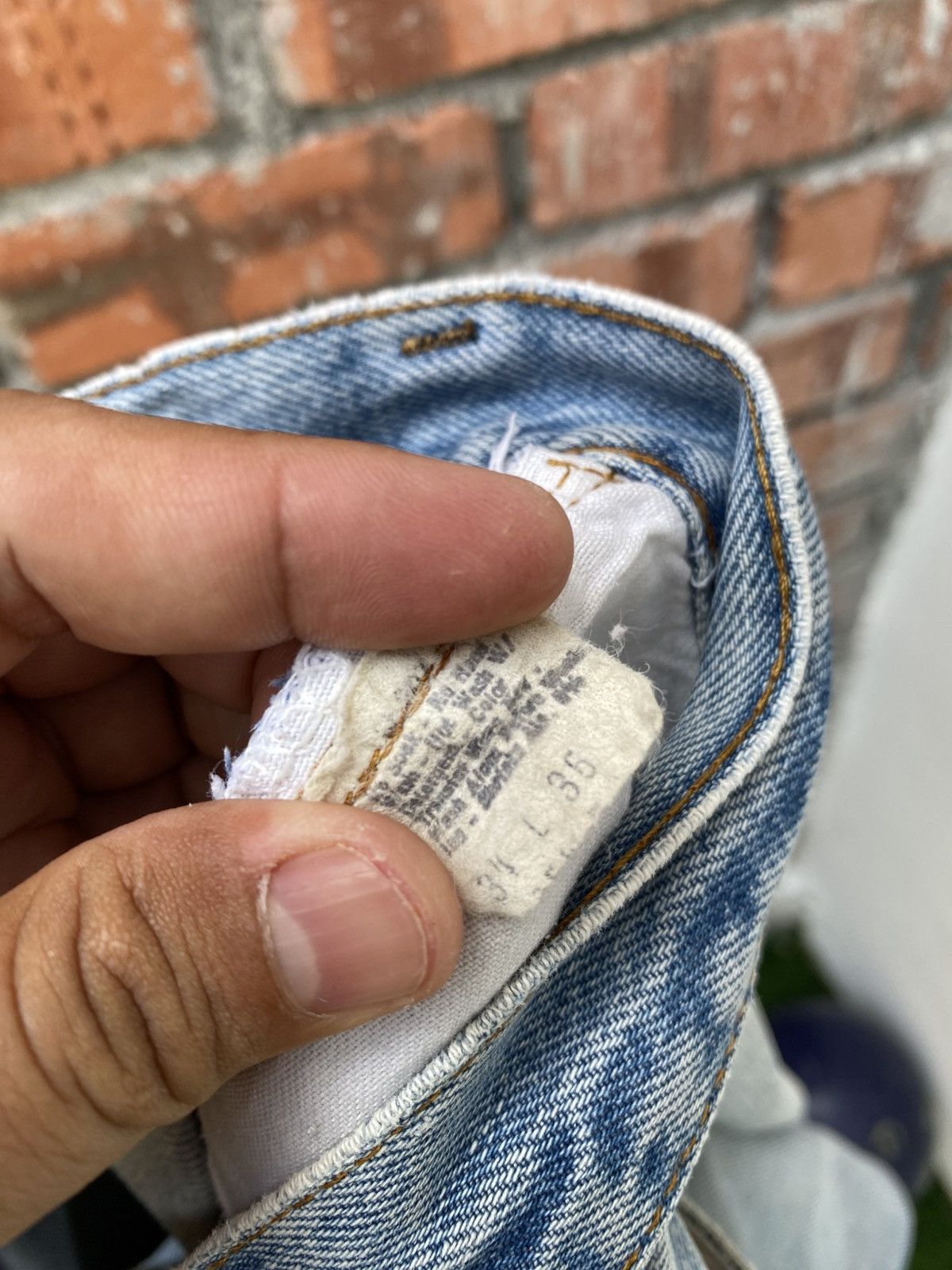 Levi's Vintage Clothing W32x31 Vintage levi's 501 redline distressed denime Size US 32 / EU 48 - 4 Thumbnail
