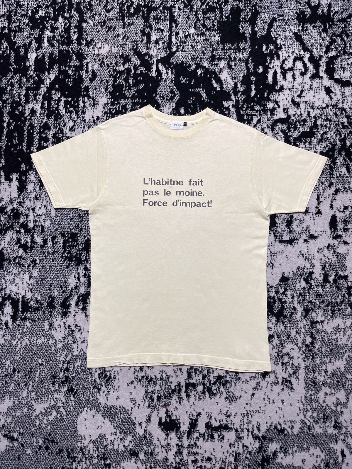 🔥rare find🔥 INED homme poem tee By Yohji Yamamoto
