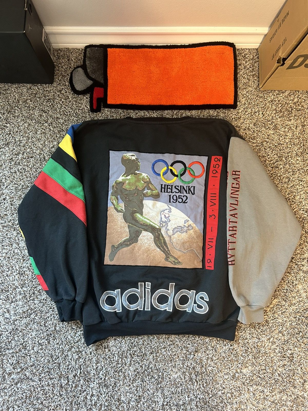 Adidas × Vintage Rare Streetwear Vntg Adidas Stockholm sweatshirt Size US L / EU 52-54 / 3 - 3 Thumbnail