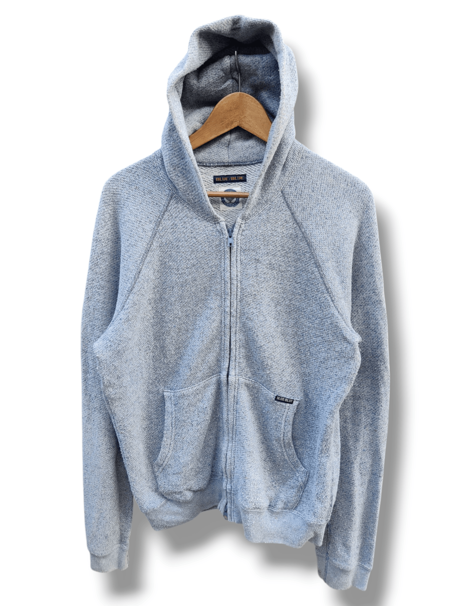 Blue Blue Japan 🔥Best Offer🔥 Vintage Blue Blue Japan Recycle Fiber Hoodie Size US M / EU 48-50 / 2 - 1 Thumbnail