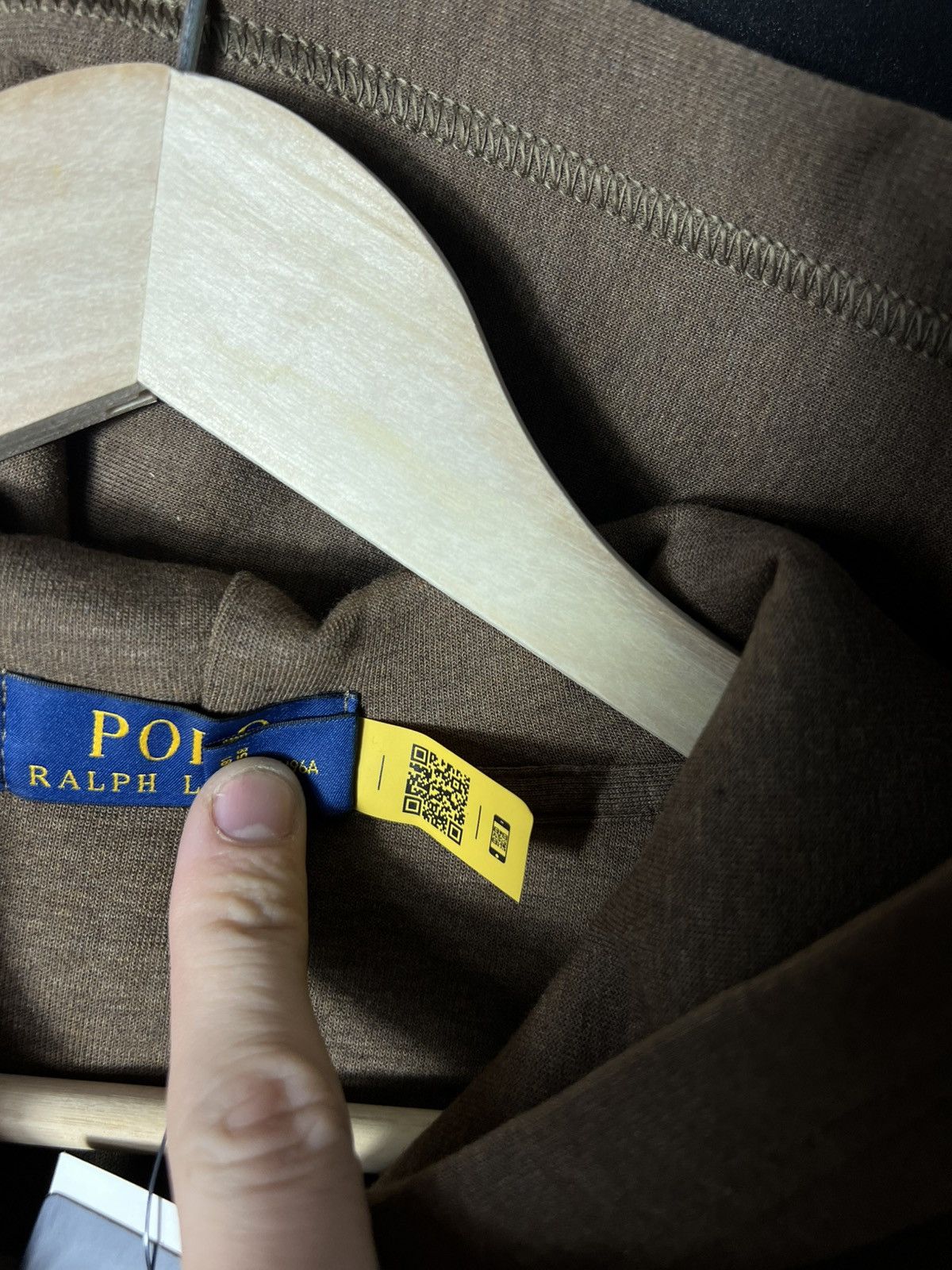 Polo Ralph Lauren 🔥 Polo Ralph Lauren Full Zip Hoodie Brown Up Sweatshirt Size US M / EU 48-50 / 2 - 8 Thumbnail