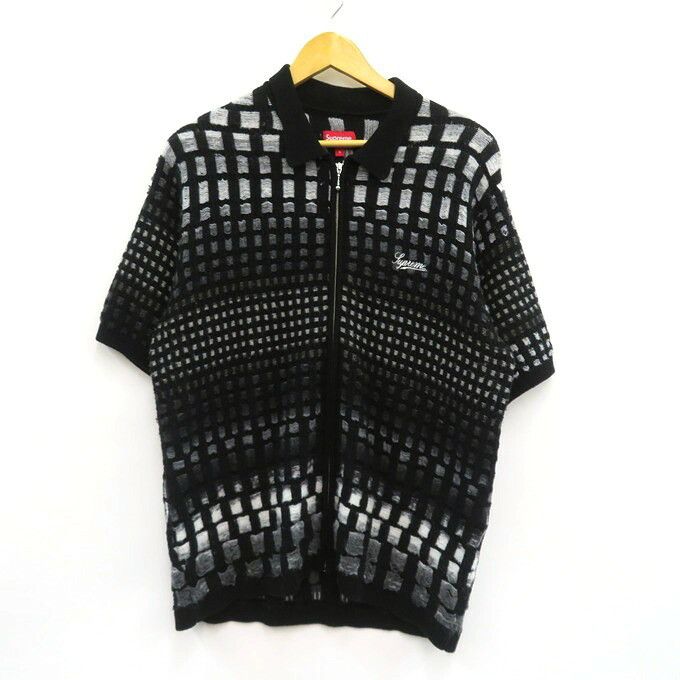 Supreme Supreme Heavenly Silk Polo FW22 black | Grailed