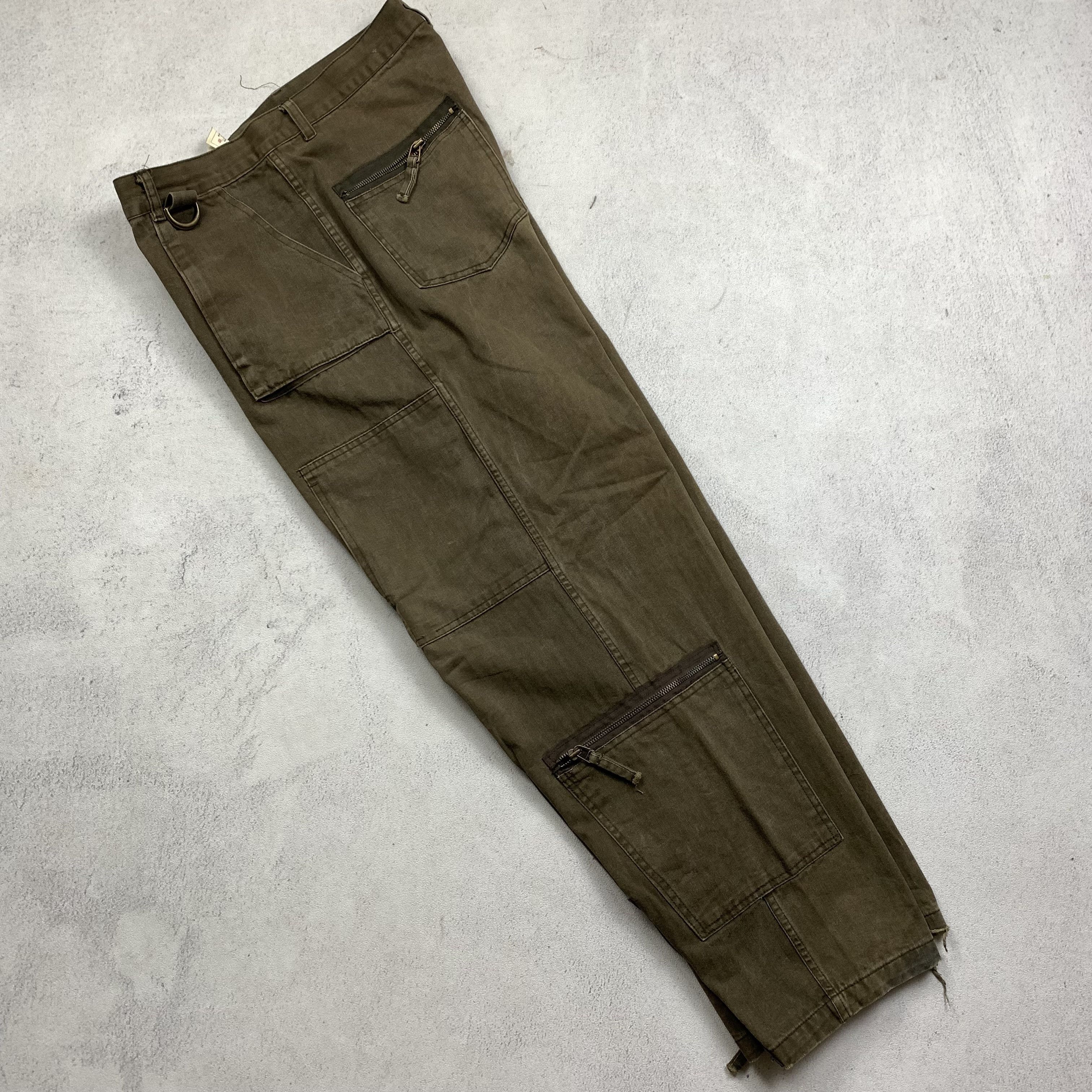 Japanese Brand Multi Pocket Cargo Pants Baggy